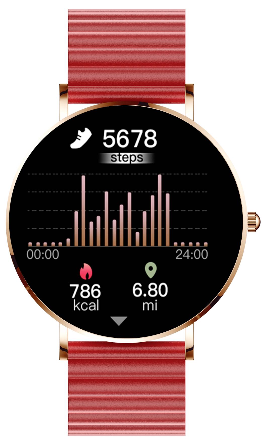 XCOAST SIONA 2 Smartwatch Rot