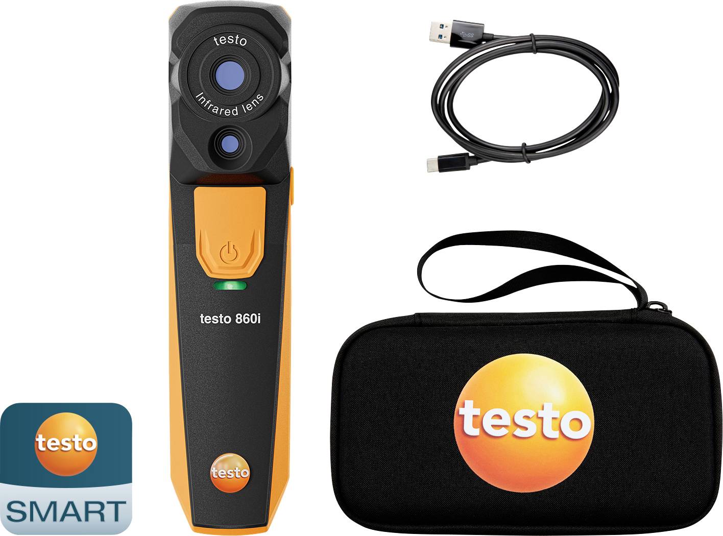 Testo 860i Set Wärmebildkamera -20 bis 350°C 9Hz