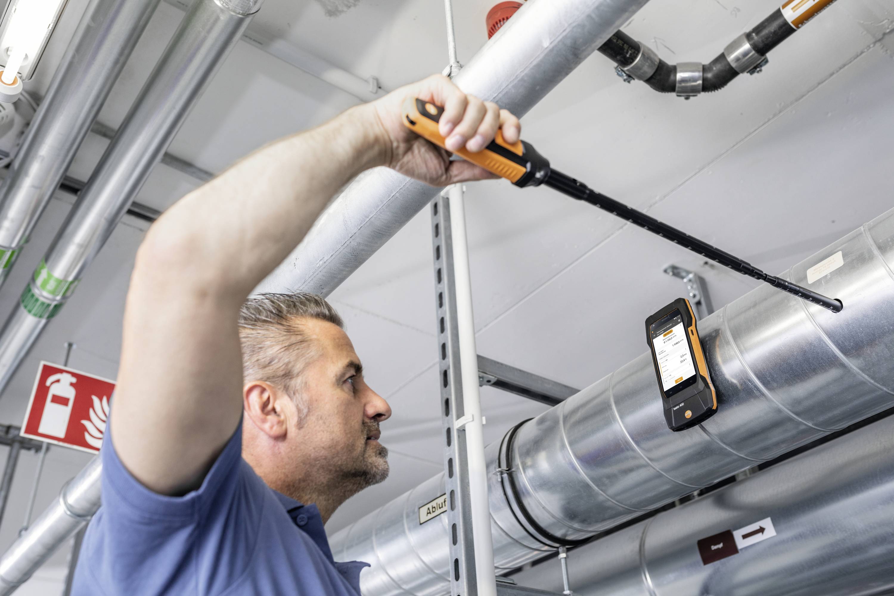 Testo 400 - Universal-Klimamessgerät Umweltmesstechnik-Set Temperatur, Druck -40, 0 - 150, 200°C, hPa