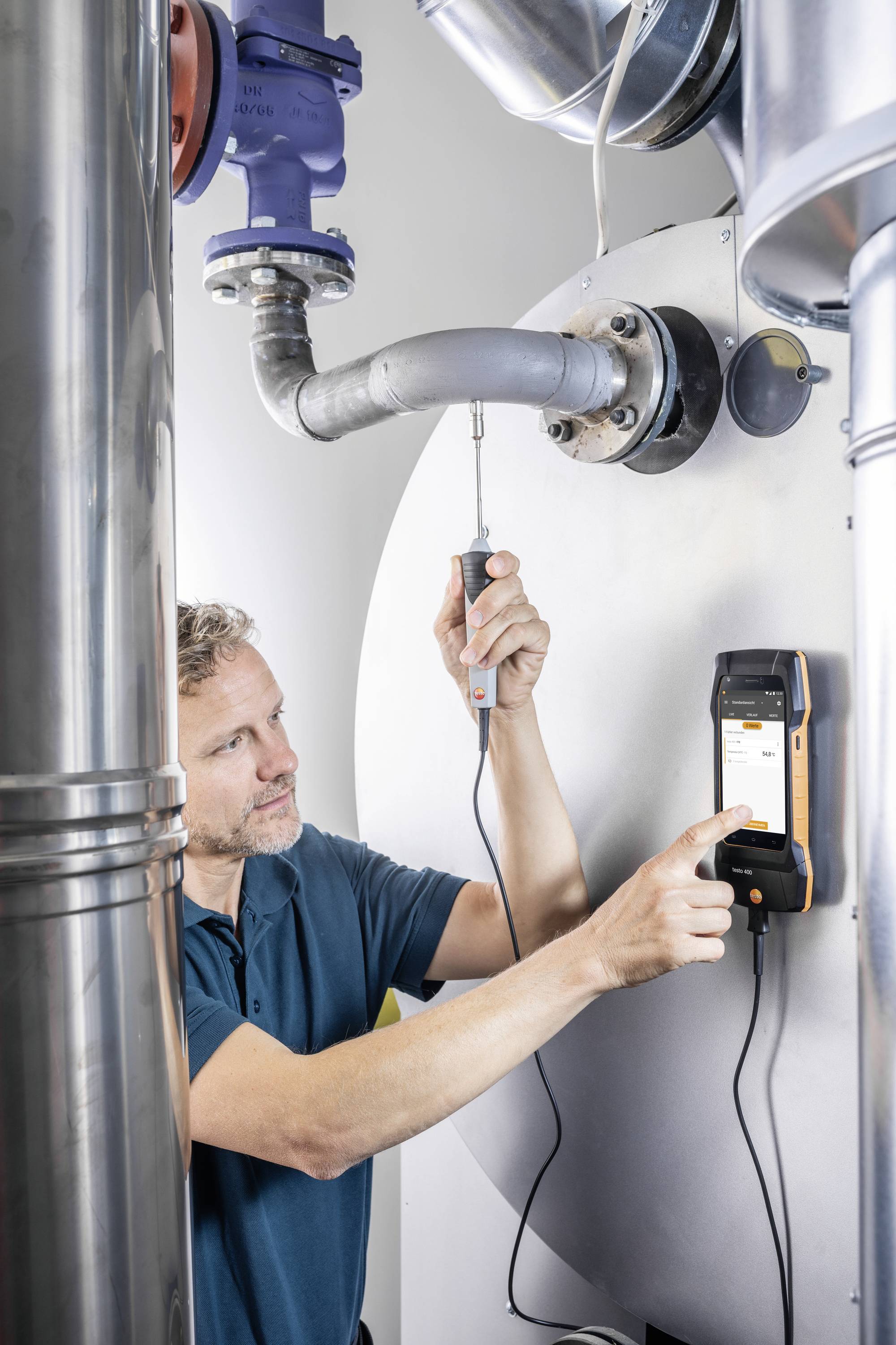 Testo 400 - Universal-Klimamessgerät Umweltmesstechnik-Set Temperatur, Druck -40, 0 - 150, 200°C, hPa