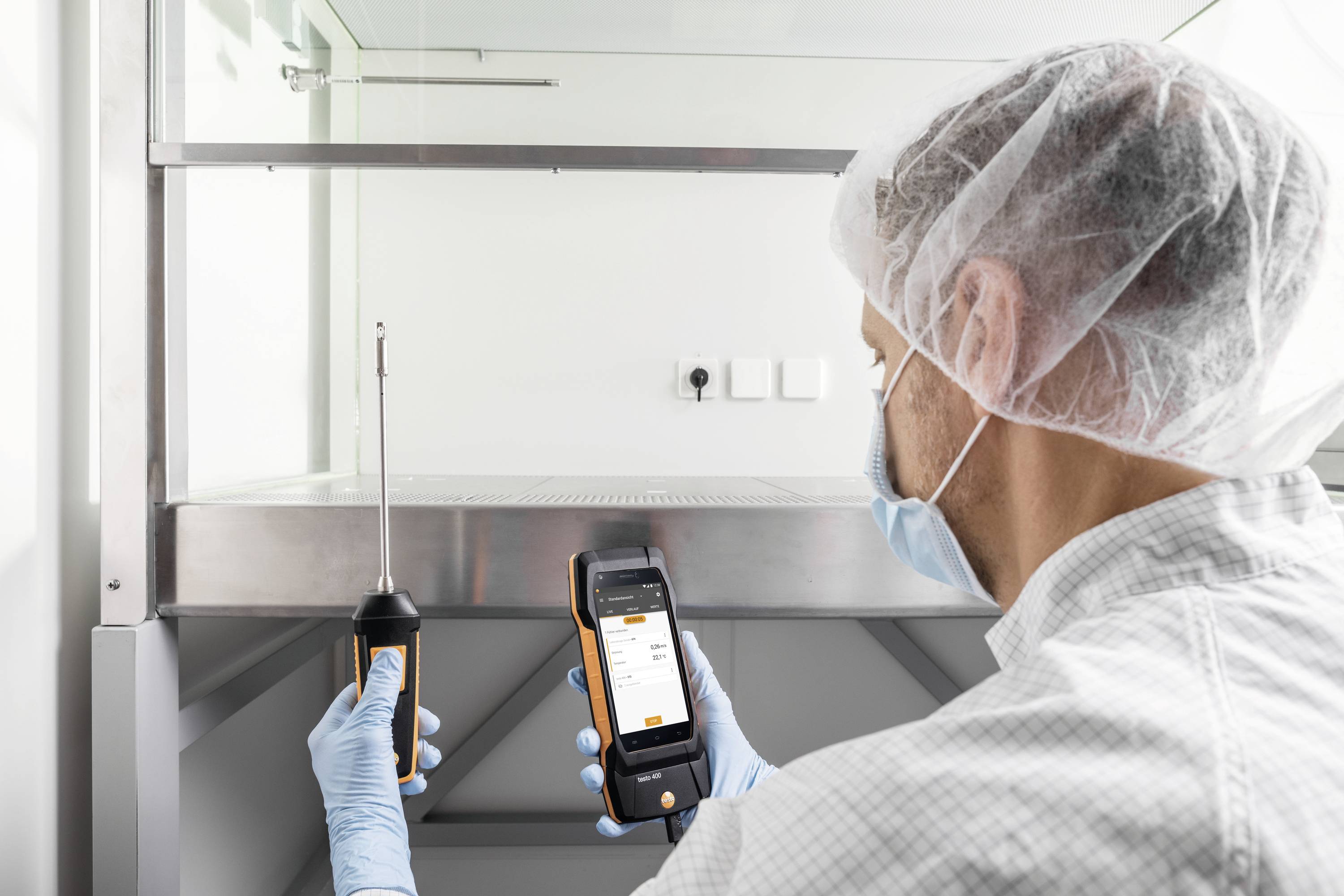 Testo 400 - Universal-Klimamessgerät Umweltmesstechnik-Set Temperatur, Druck -40, 0 - 150, 200°C, hPa