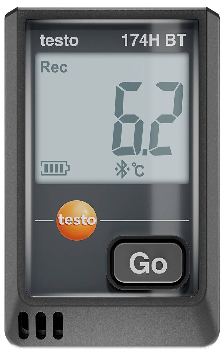 Testo 0572 1743 02 174 H BT Temperatur-Datenlogger, Luftfeuchte-Datenlogger -20 bis 70 °C 0 bis 100