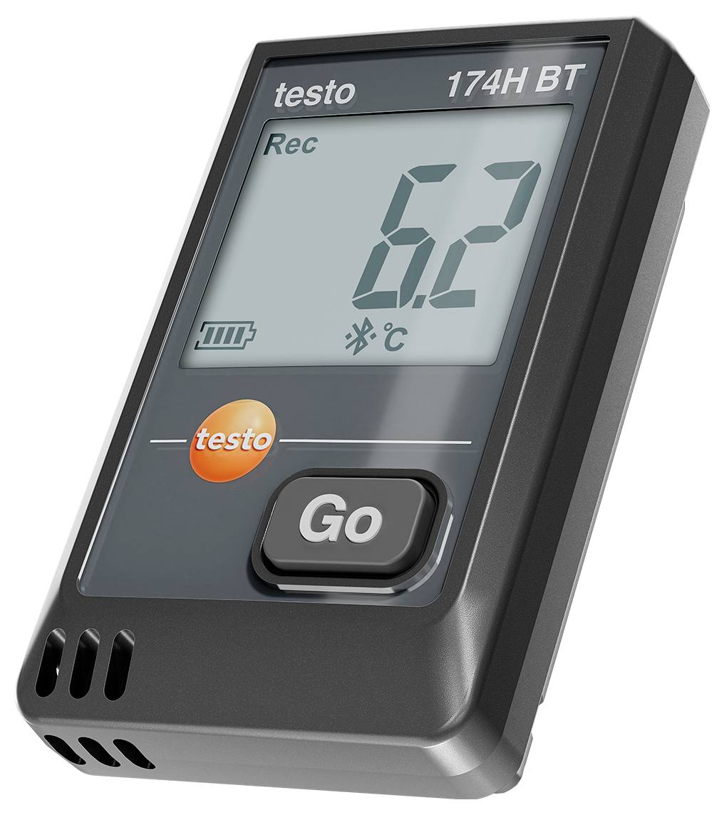 Testo 0572 1743 02 174 H BT Temperatur-Datenlogger, Luftfeuchte-Datenlogger -20 bis 70 °C 0 bis 100