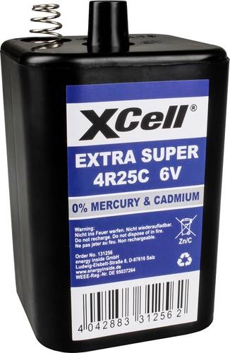 Pile spéciale 4R25 carbone-zinc (saline) 6 v 9500 1 pc(s) Y606793 - Xcell