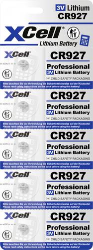 XCell Knopfzelle CR927 3 V 5 St. 30 Lithium