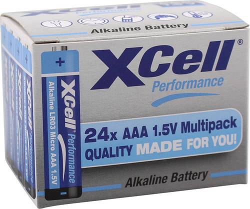 XCell Pile LR3 (AAA) alcaline(s) 1.5 V 24 pc(s)
