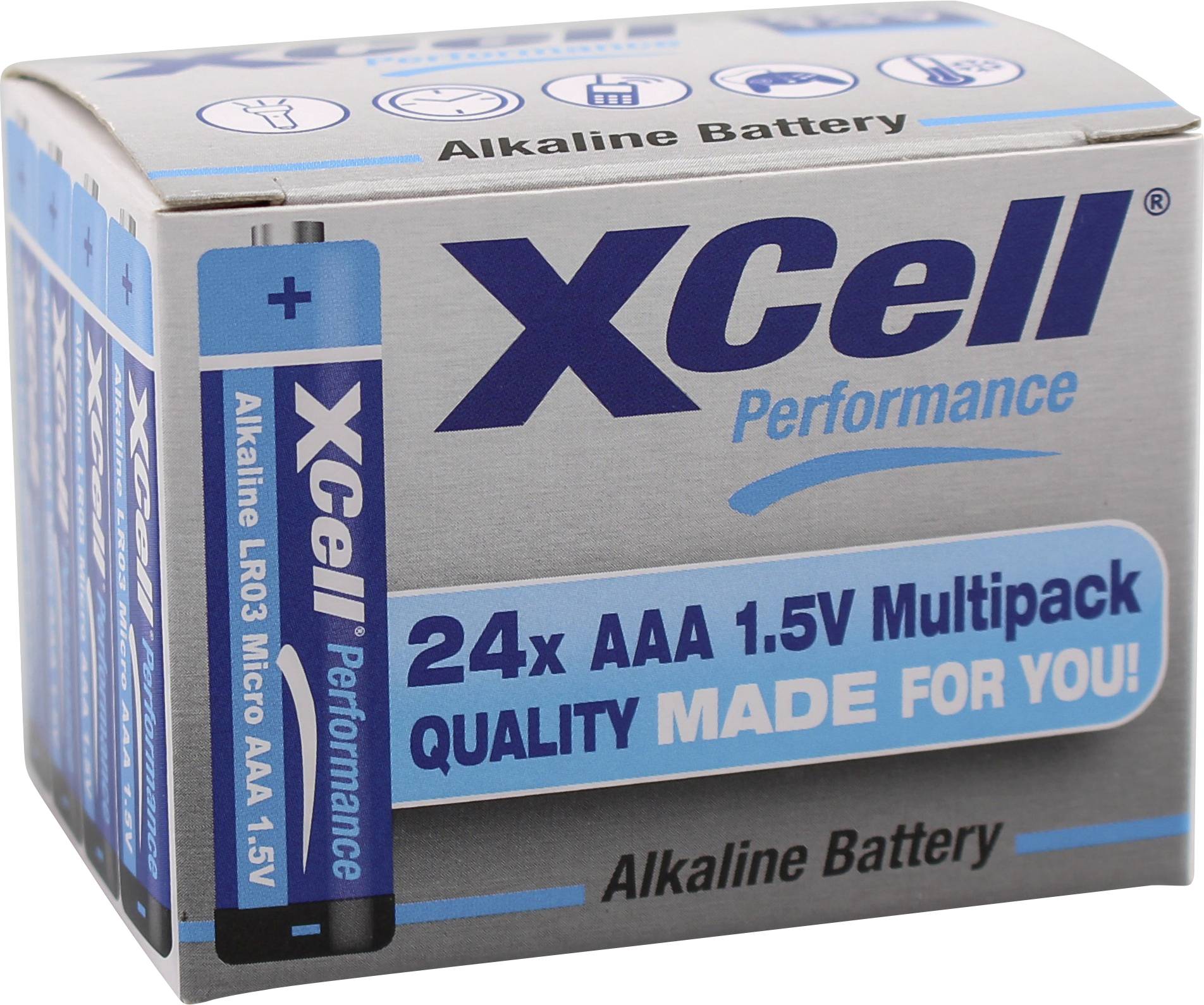 XCell Micro (AAA)-Batterie Alkali-Mangan 1.5V 24St.