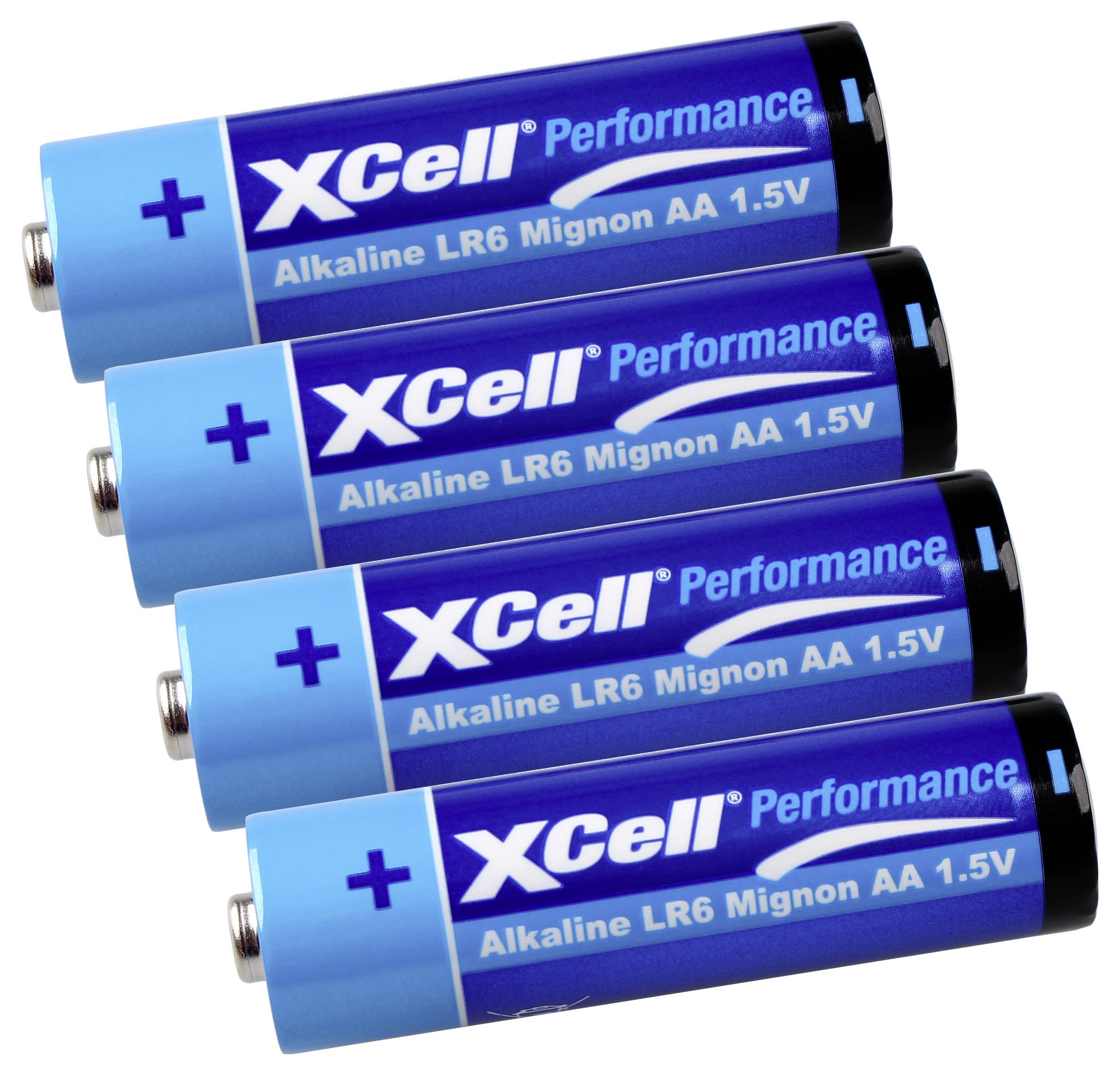 XCell Mignon (AA)-Batterie Alkali-Mangan 1.5V 4St.