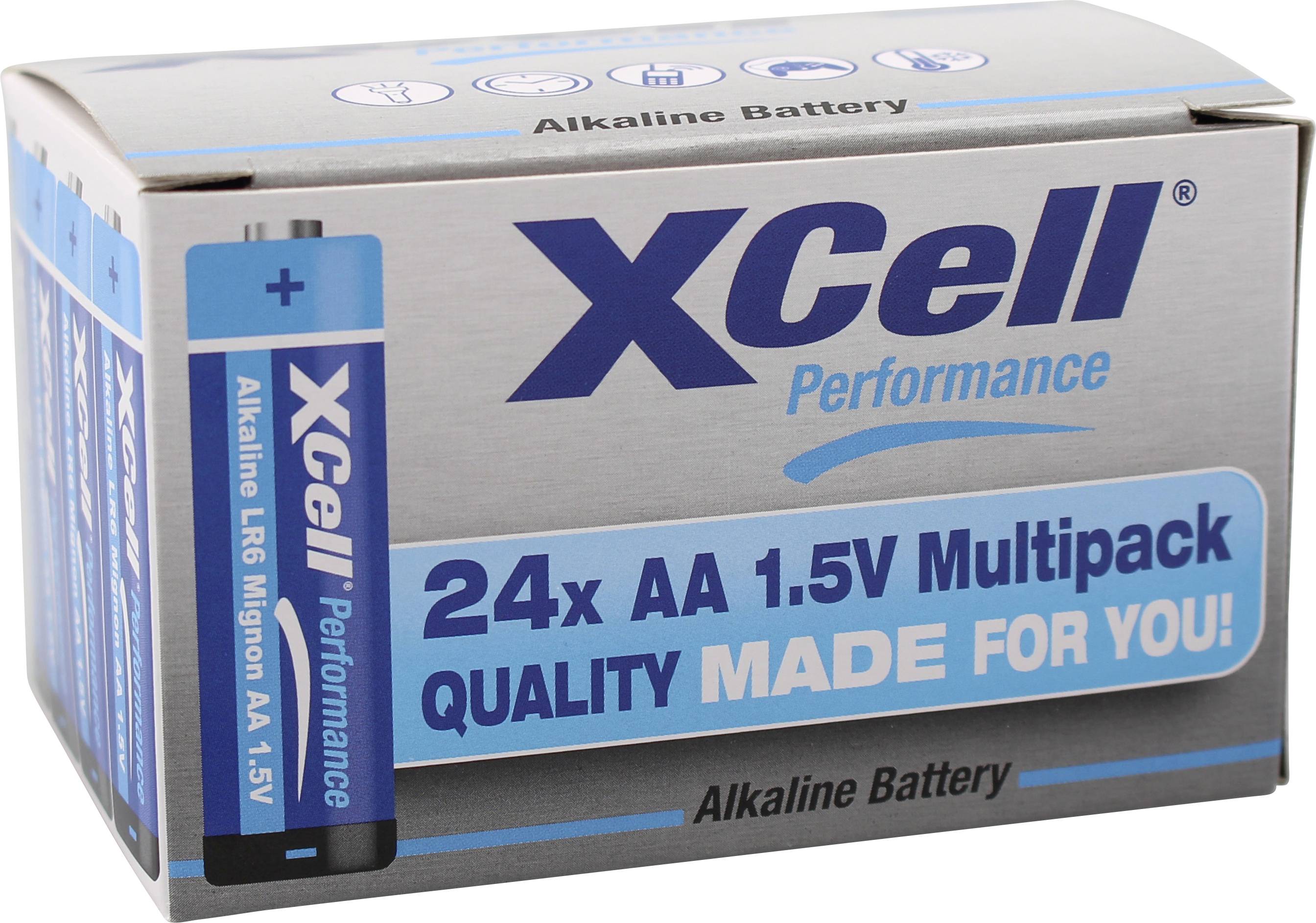 XCell Mignon (AA)-Batterie Alkali-Mangan 1.5V 24St.