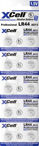 XCell Pile bouton LR 44 1.5 V 10 pc(s) alcaline(s)