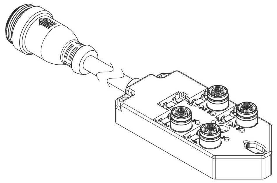 Molex 1202510110 Sensor/Aktorbox passiv