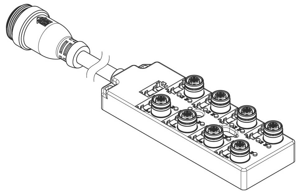 Molex 1202510107 Sensor/Aktorbox passiv