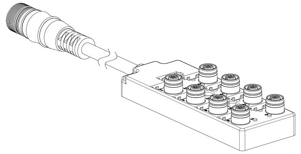 Molex 1202510091 Sensor/Aktorbox passiv