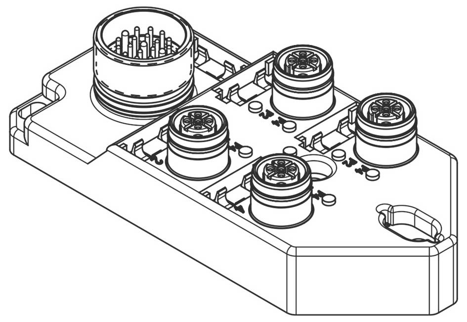 Molex 1202510071 Sensor/Aktorbox passiv