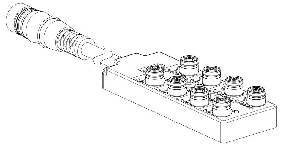 Molex 1202510096 Sensor/Aktorbox passiv