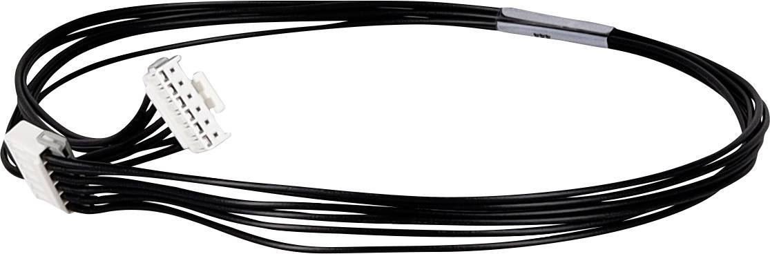 Ein schwarzes Kabelbaum mit mehreren Anschlüssen, die zusammengeschlungen sind, wird zur Organisierung elektrischer Kabel in Geräten oder Maschinen verwendet.