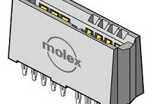 Steckverbinder von Molex mit mehreren Pins und einer rechteckigen Form. Verwendet für elektronische Verbindungen und Kabelmanagement.