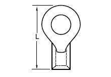 Molex 19193-0890 Gabelkabelschuh