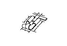 Ein Diagramm zeigt eine mechanische Struktur mit Beschriftungen A, B, C, D, E, die auf verschiedene Teile oder Bewegungen hinweisen.