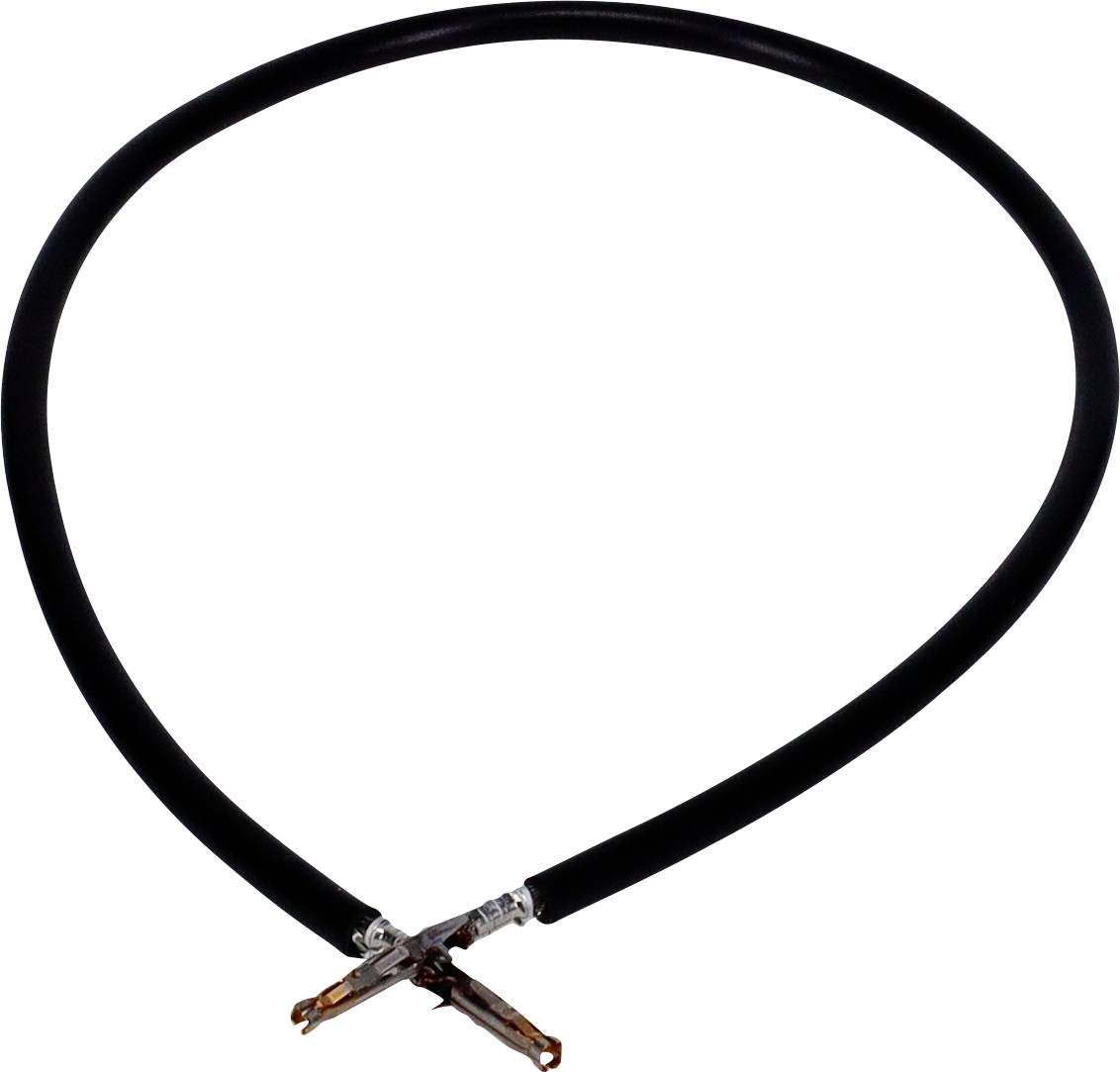 Eine schlichte schwarze Choker-Halskette mit einem gekreuzten Zweigdesign in der Mitte.