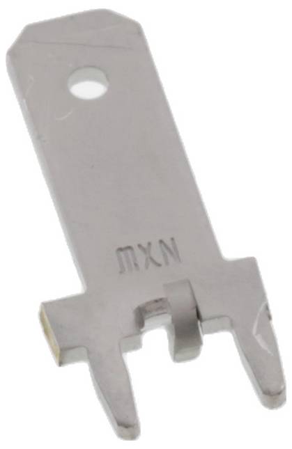 Metallwerkzeug mit flachem Griff und zwei Zinken, möglicherweise ein Montageschlüssel für eine spezielle Verwendung.