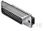 Ein DB-37-Stecker mit mehreren Pins, seitlich abgebildet. Wird häufig für serielle und Netzwerkanwendungen verwendet.