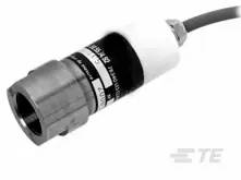 Drucksensor mit Kabel, zylindrische Form, Metallgehäuse; verwendet zur Messung von Druck in technischen Anwendungen.