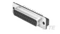 Ein D-Sub-Stecker mit 25 Pins, häufig für serielle Schnittstellen verwendet, in Metallgehäuse.
