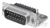 Ein silberfarbener D-Sub-Stecker mit 15 Pins, oft in Computernetzwerken für serielle Verbindungen verwendet.