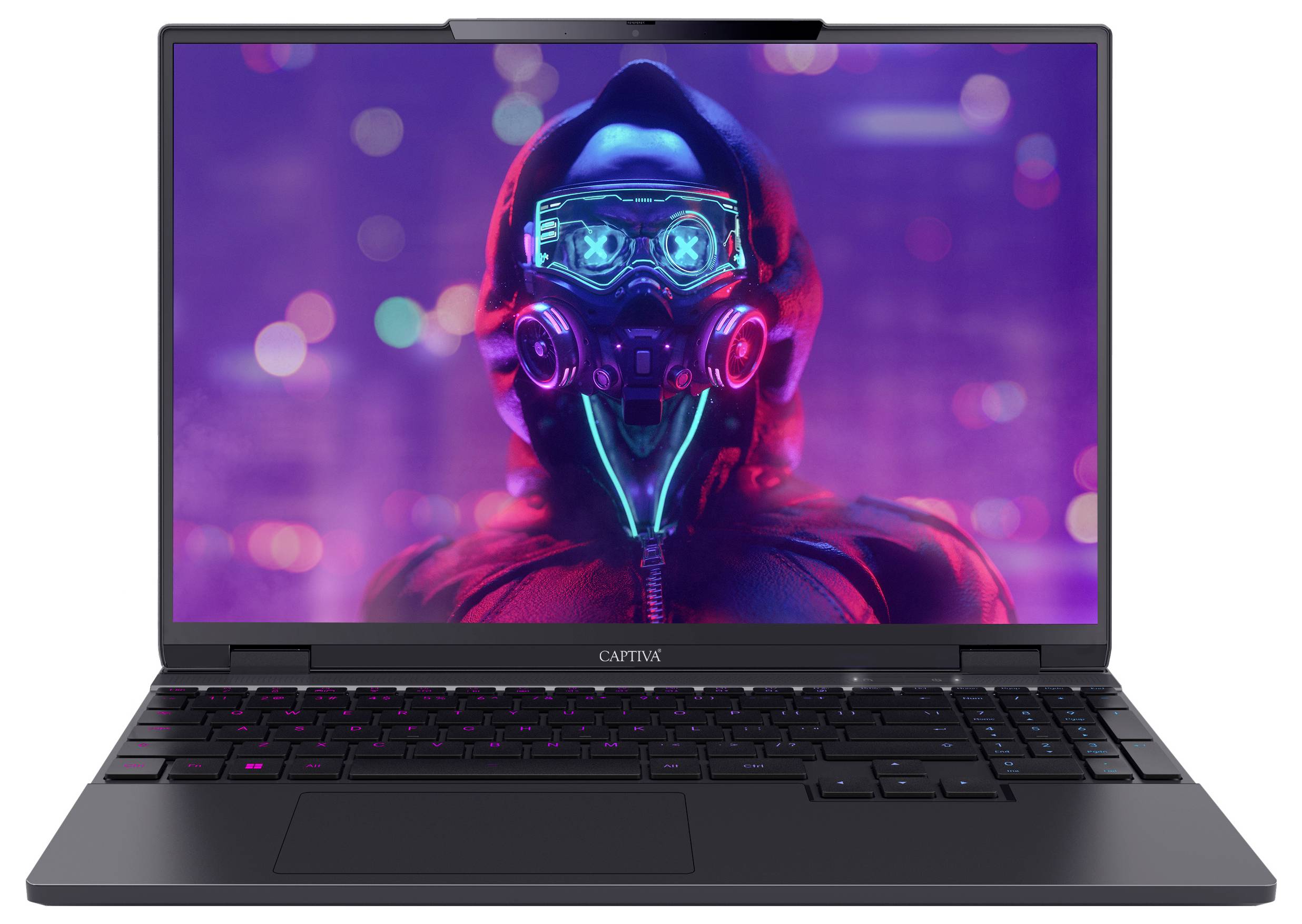 Captiva Gaming Notebook WQXGA Intel® Core™ i9 i9-14900HX 64GB RAM 1TB SSD Deutsch, QWERTZ NVIDIA GeForce RTX 4060 Schwarz 84757