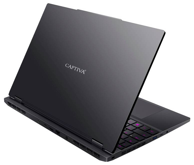 Captiva Gaming Notebook WQXGA Intel® Core™ i9 i9-14900HX 64GB RAM 1TB SSD Deutsch, QWERTZ NVIDIA GeForce RTX 4060 Schwarz 84757