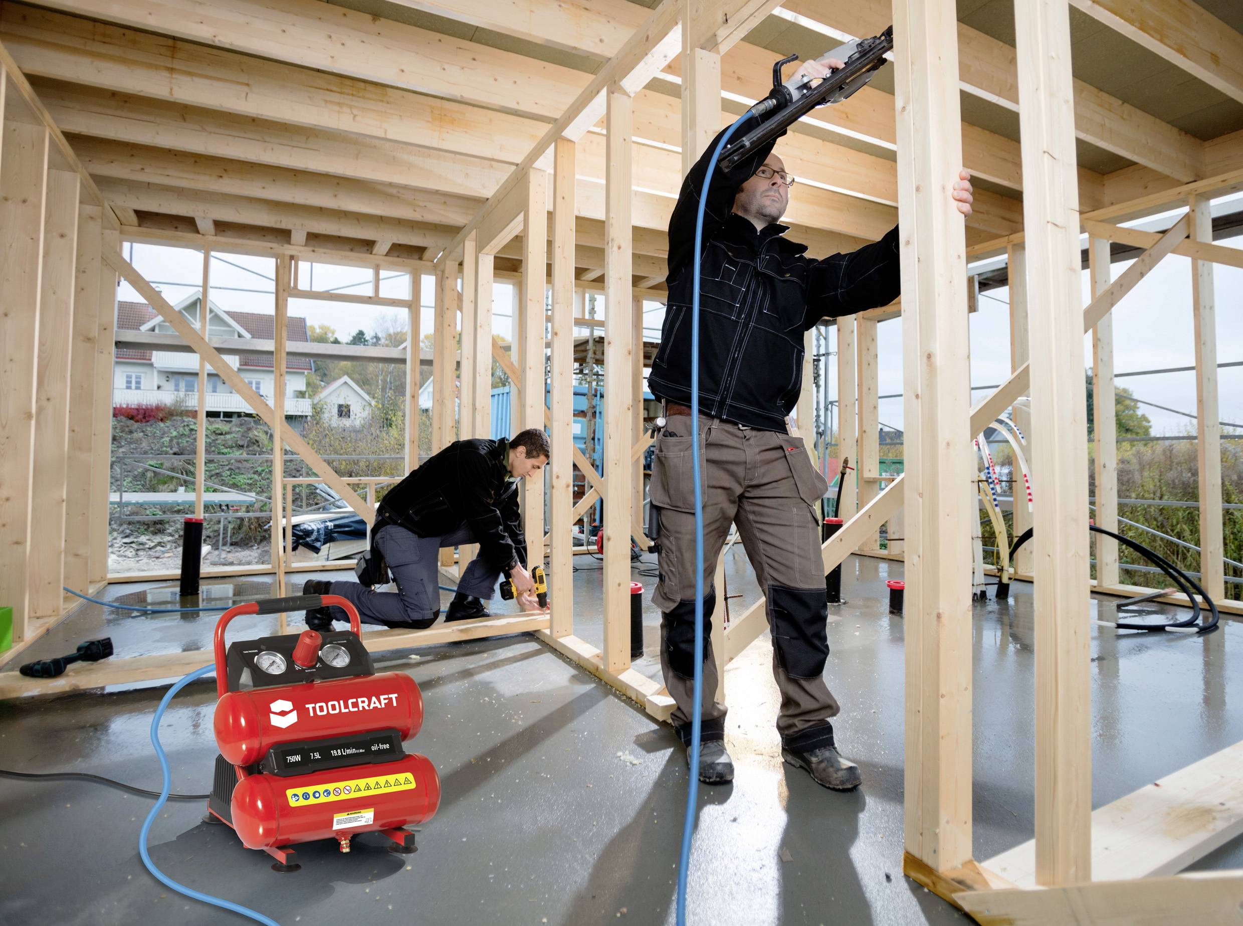 TOOLCRAFT Druckluft-Kompressor 7.5l 8 bar