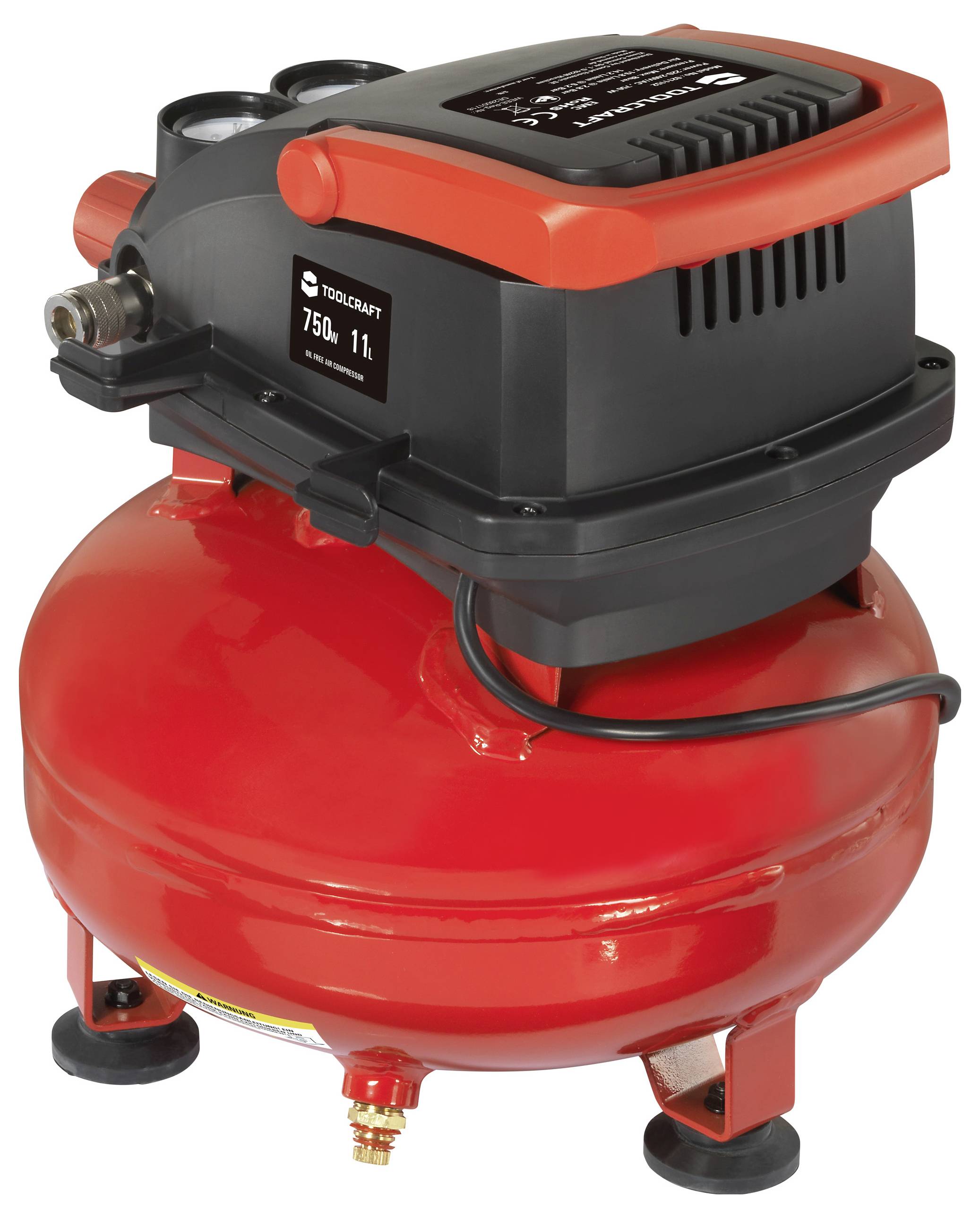 TOOLCRAFT Druckluft-Kompressor 11l 8 bar