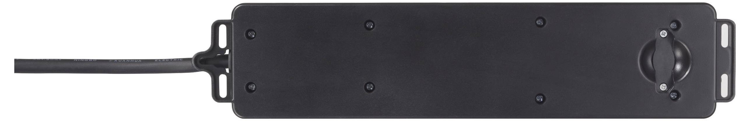 Sygonix SY-6786454 Gartensteckdose mit Zeitschaltuhr 3fach Schwarz, Grün Schutzkontakt 1St.