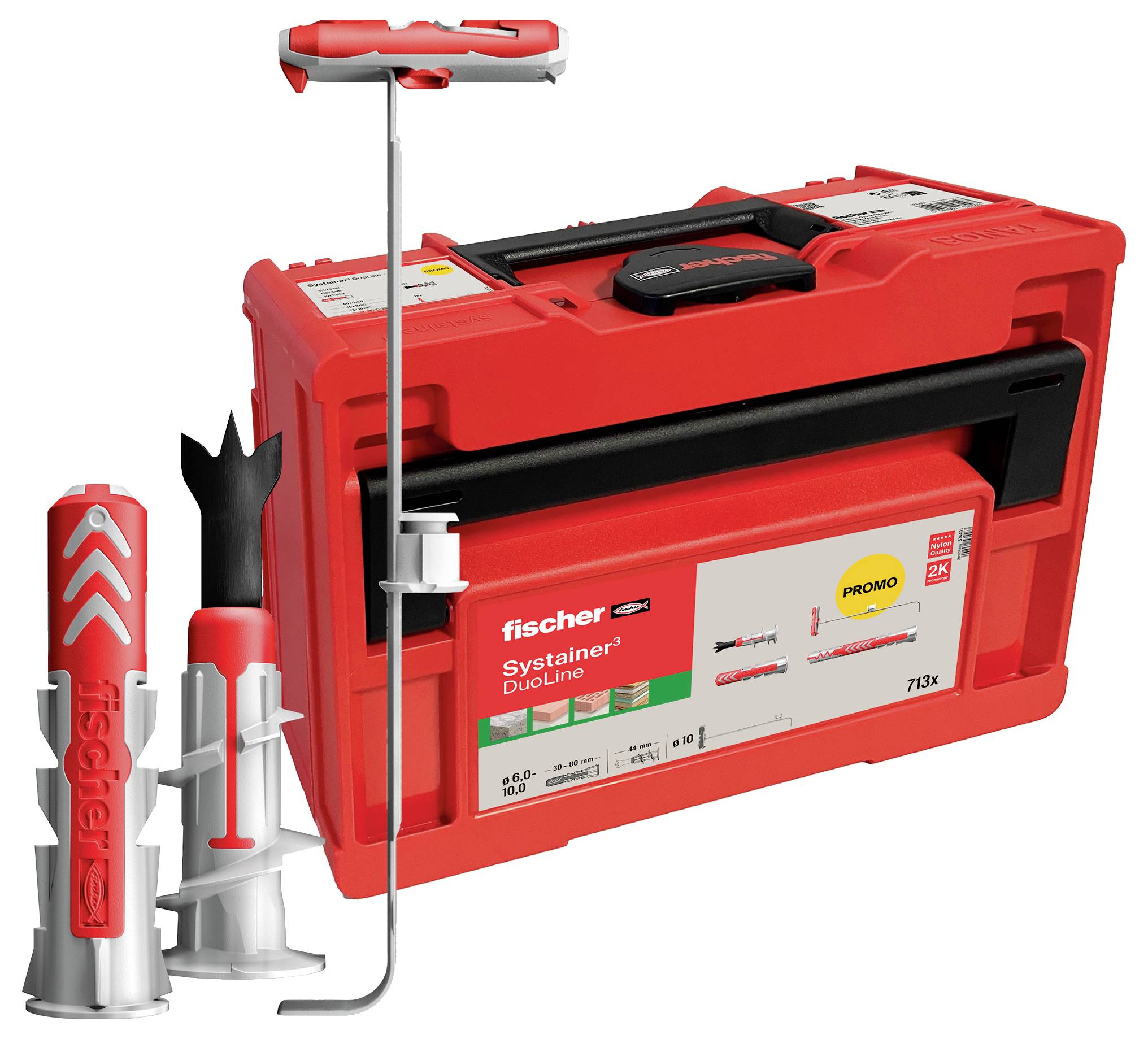 Eine rote Werkzeugbox mit der Aufschrift 