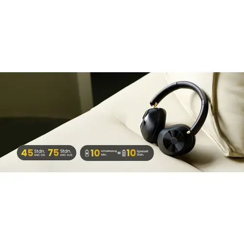 OneOdio Over Ear Kopfhörer Bluetooth® Weiß Noise Cancelling Handy OneOdio Over Ear Kopfhörer Bluetooth® Weiß Noise Cancelling Handy