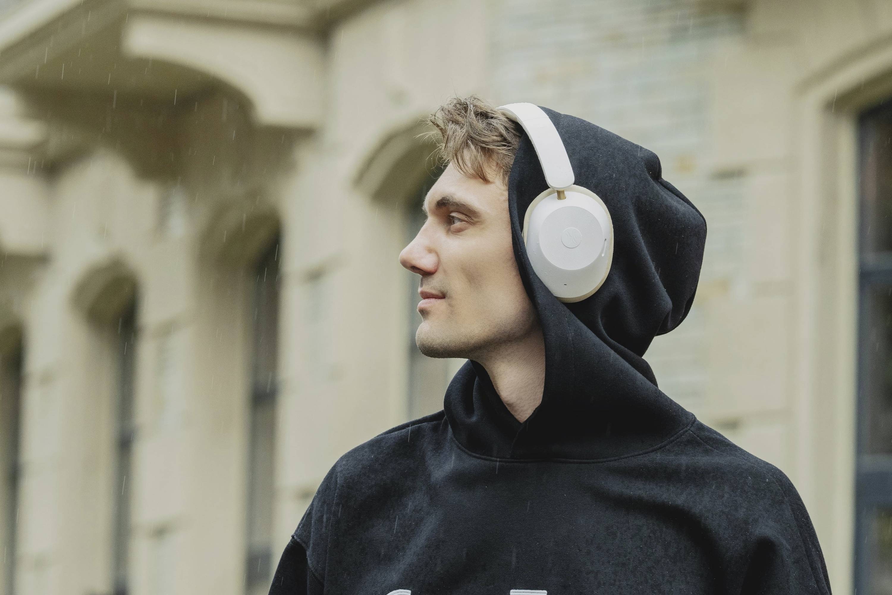 OneOdio Over Ear Kopfhörer Bluetooth® Weiß Noise Cancelling Handy