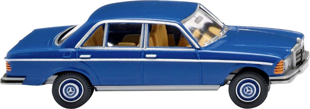 Wiking 015201 H0 PKW Modell Mercedes Benz 240 D, enzianblau