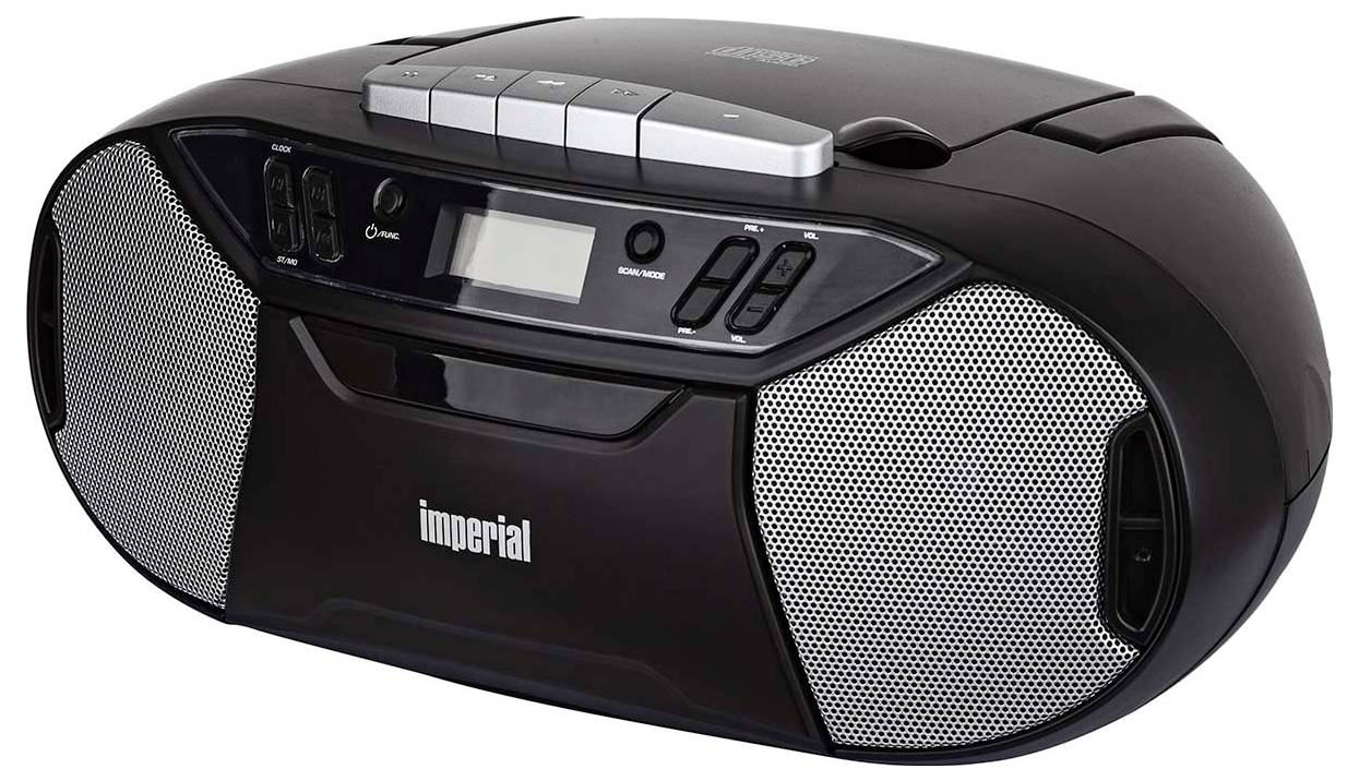 Imperial PBB Boombox mit CD-Player Kassettenspieler CD-Radio