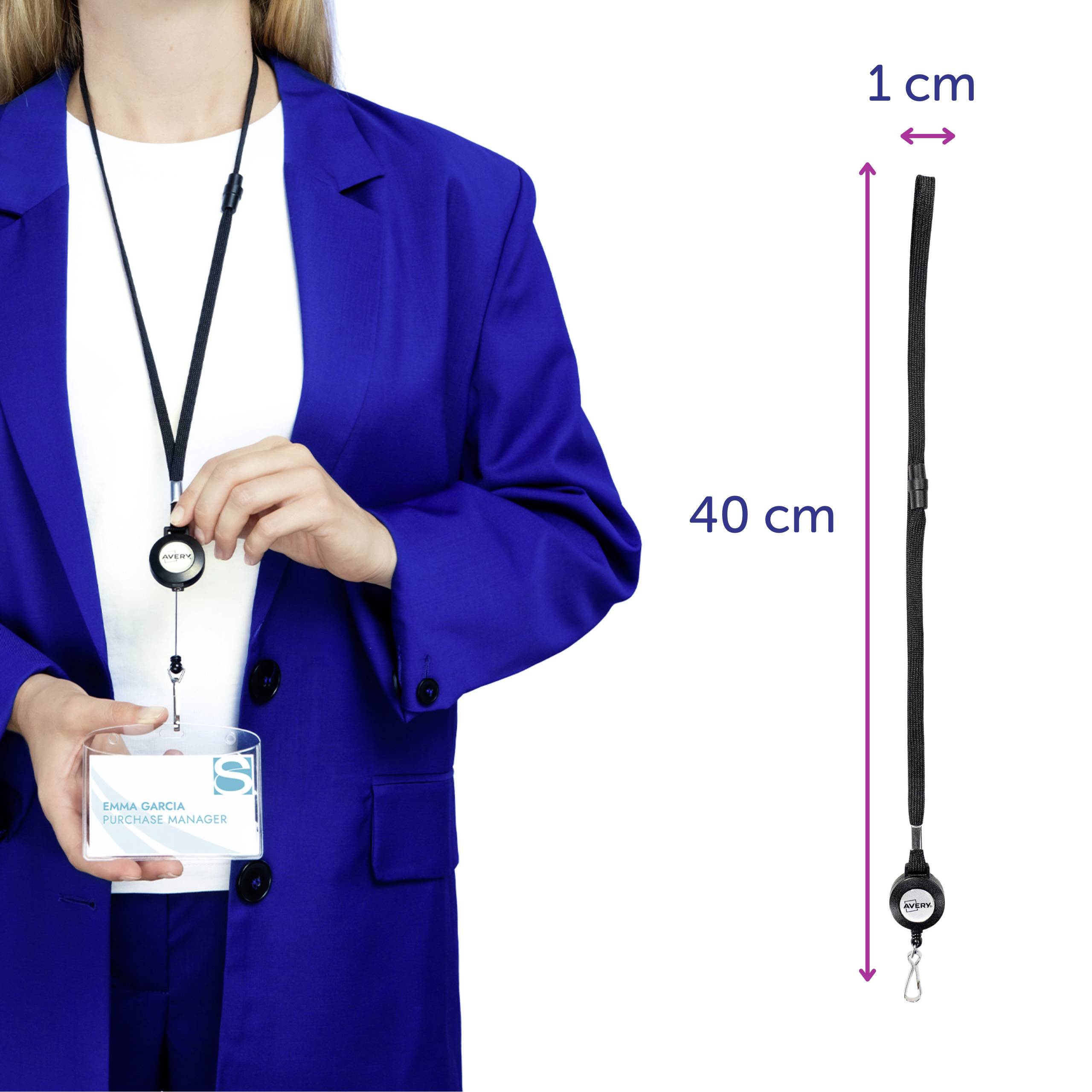 Avery-Zweckform 4830 Textilband (L x B) 440mm x 10mm 10St.