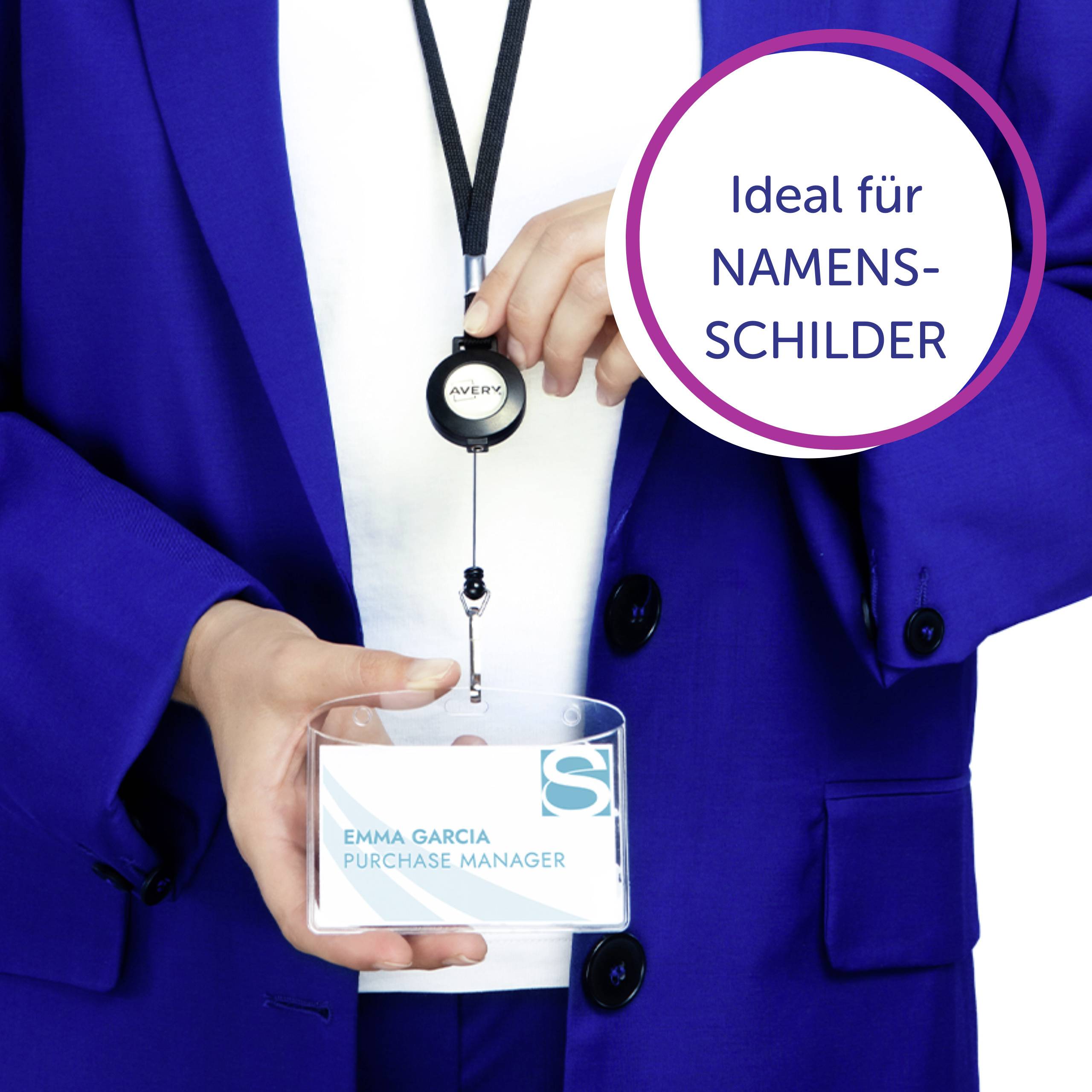 Avery-Zweckform 4830 Textilband (L x B) 440mm x 10mm 10St.