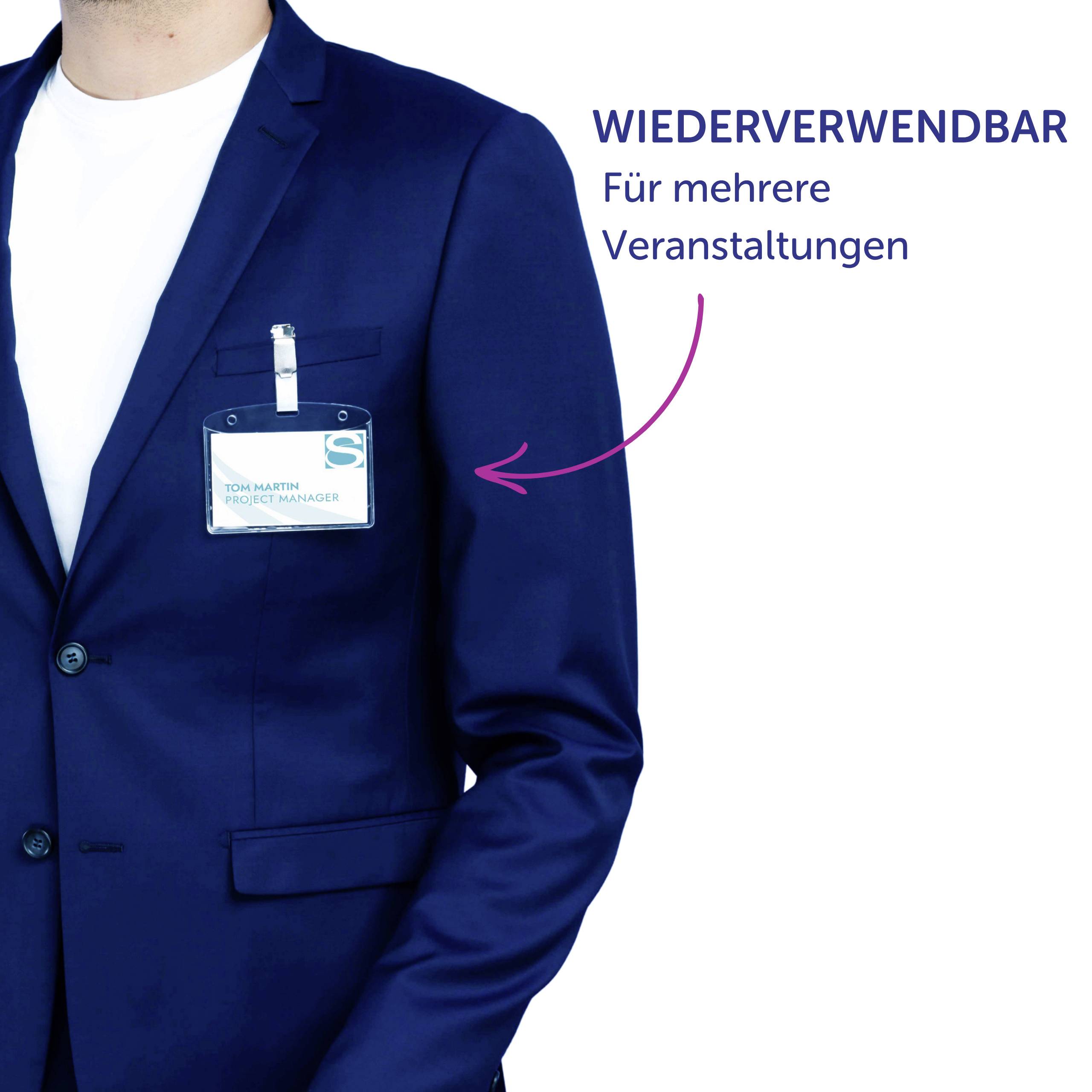 Avery-Zweckform 4822 Namensschild (B x H) 90mm x 60mm 25St.