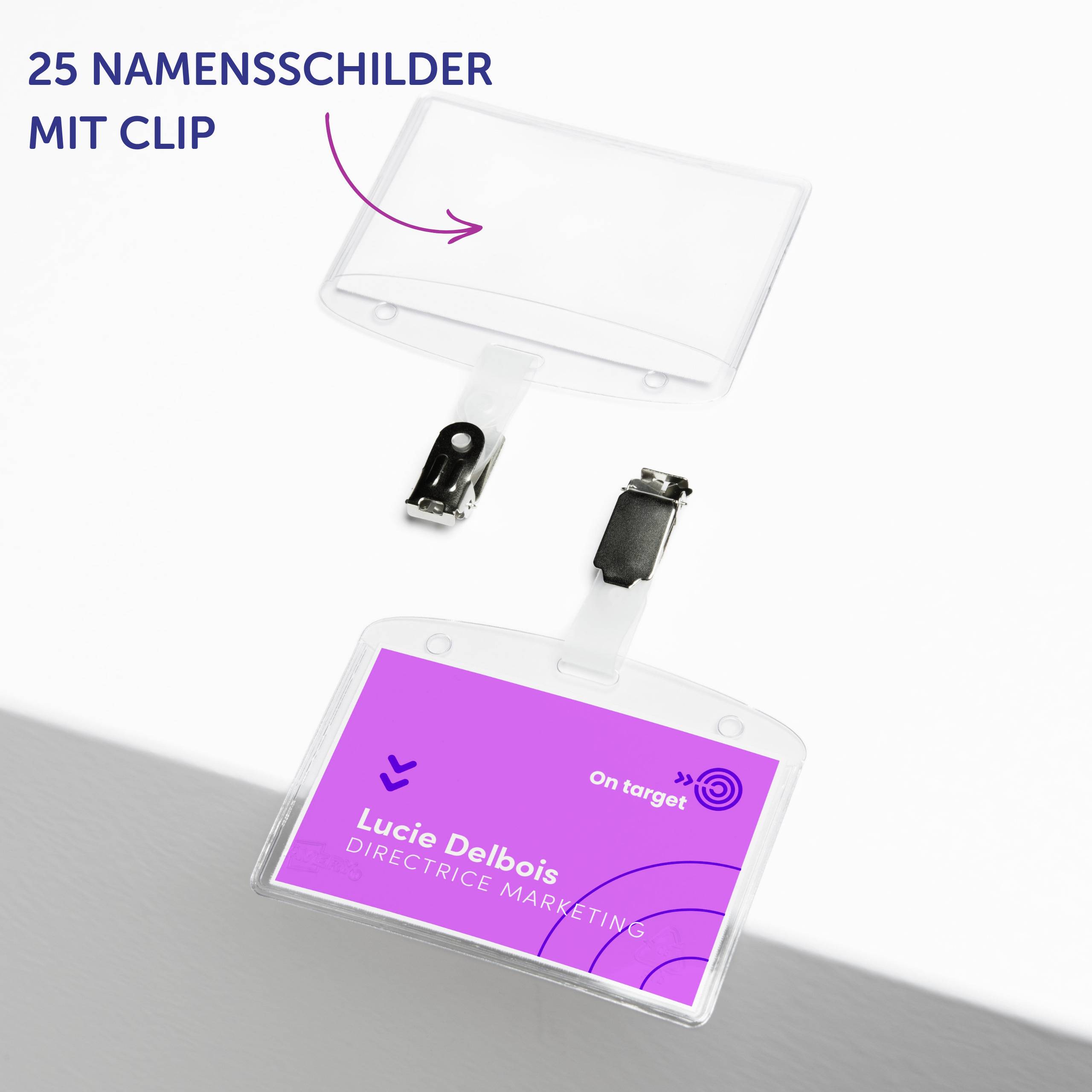 Avery-Zweckform 4822 Namensschild (B x H) 90mm x 60mm 25St.