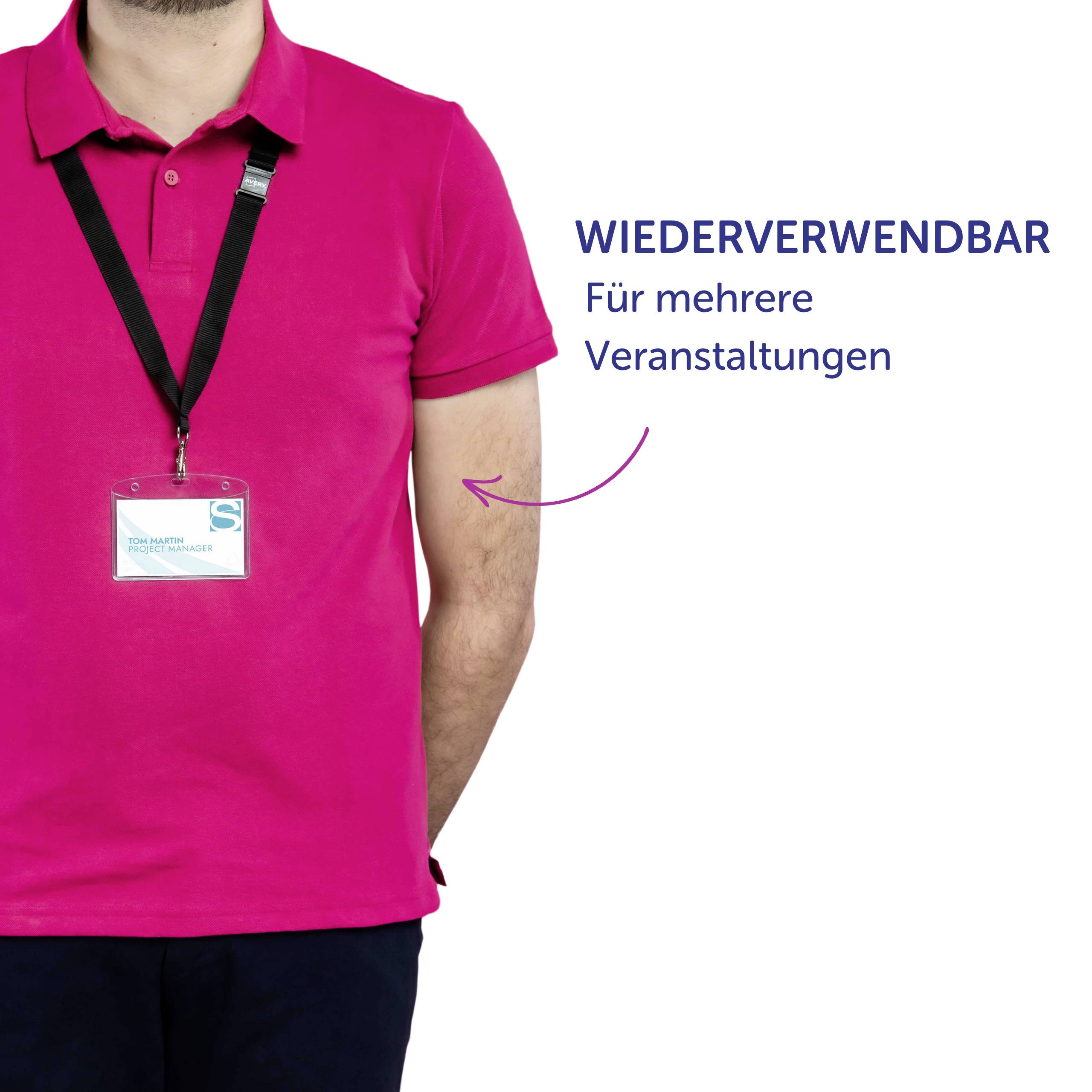 Avery-Zweckform 4825 Namensschild (B x H) 90mm x 60mm 10St.