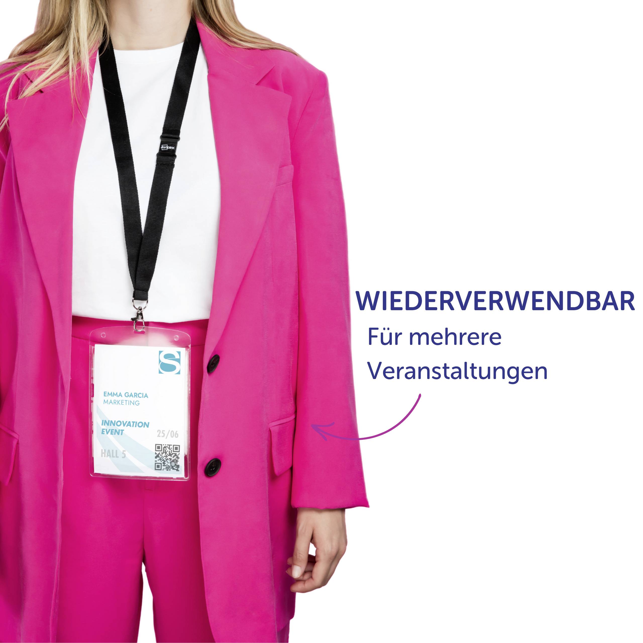 Avery-Zweckform 4834 Namensschild (B x H) 105mm x 148mm 10St.