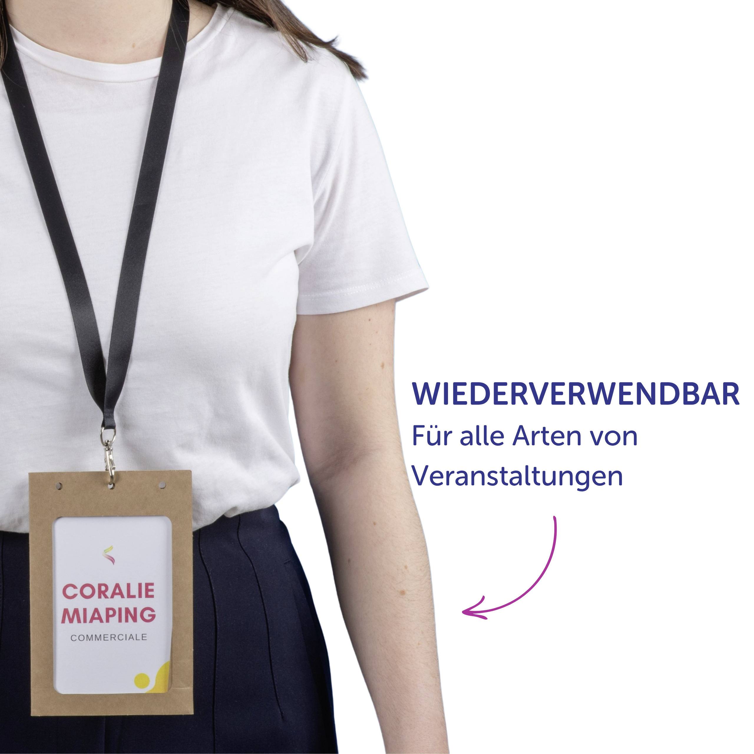 Avery-Zweckform 4839XL Einsteckschild Namensschild (B x H) 148 mm x 105 mm 50 St.