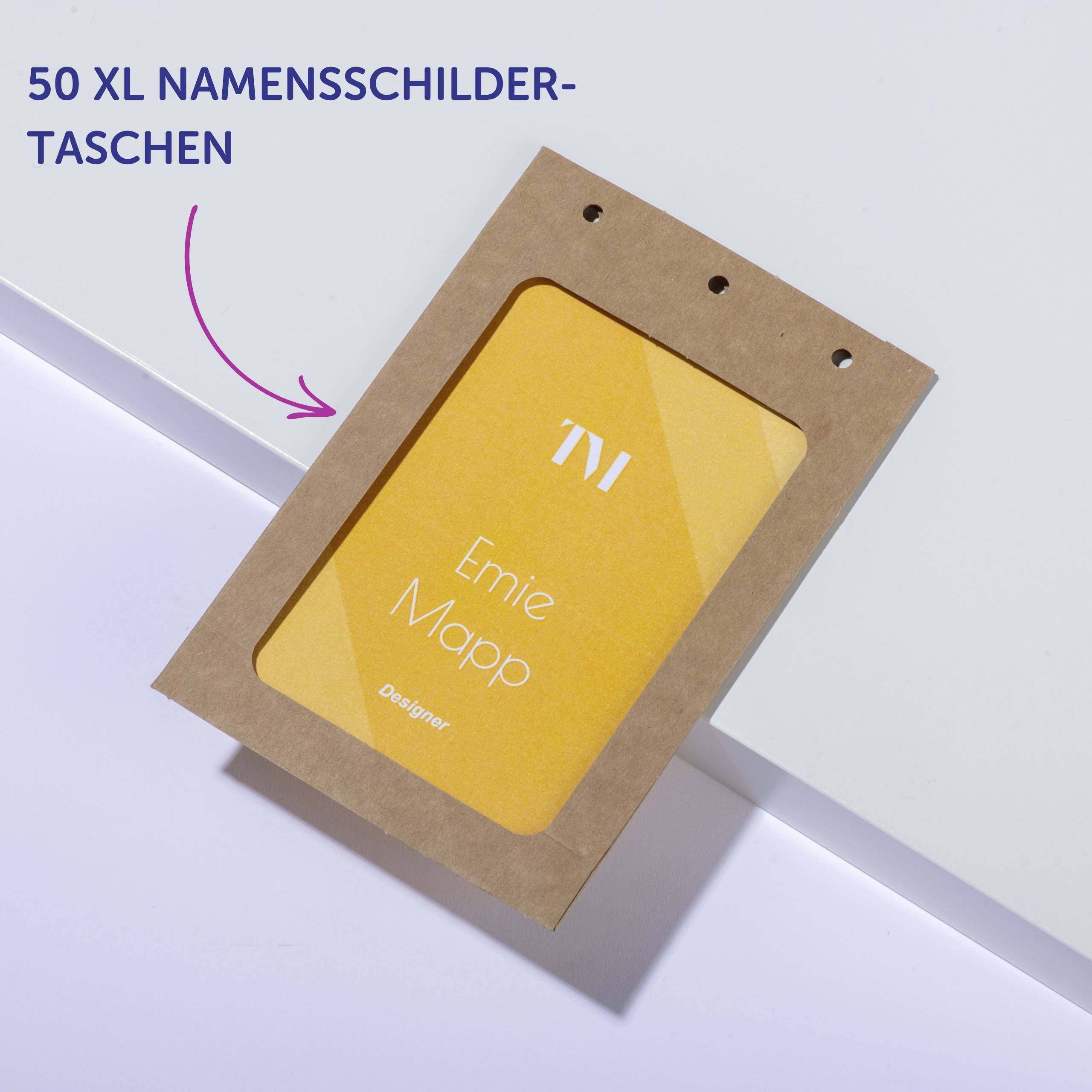 Avery-Zweckform 4839XL Einsteckschild Namensschild (B x H) 148mm x 105mm 50St.