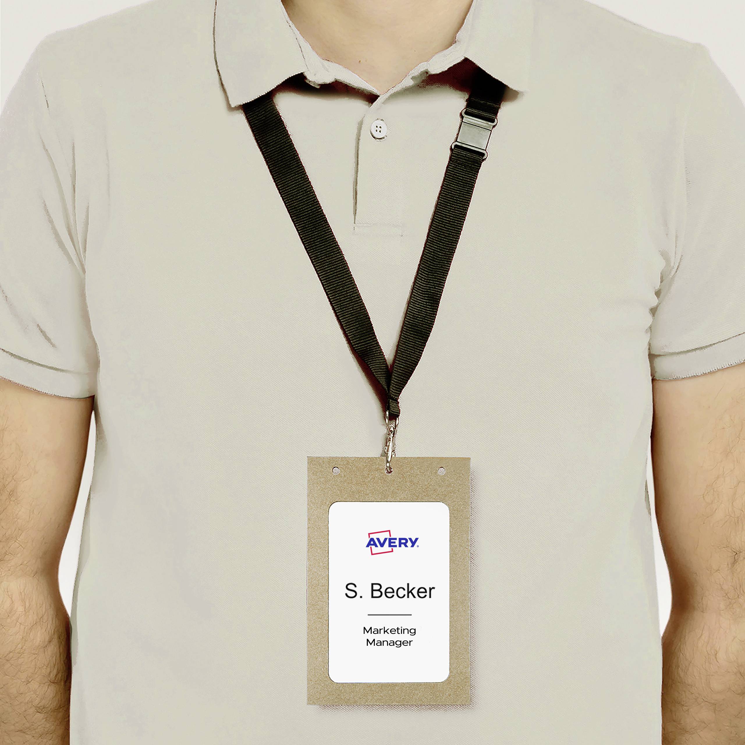 Avery-Zweckform 4839XL Einsteckschild Namensschild (B x H) 148mm x 105mm 50St.