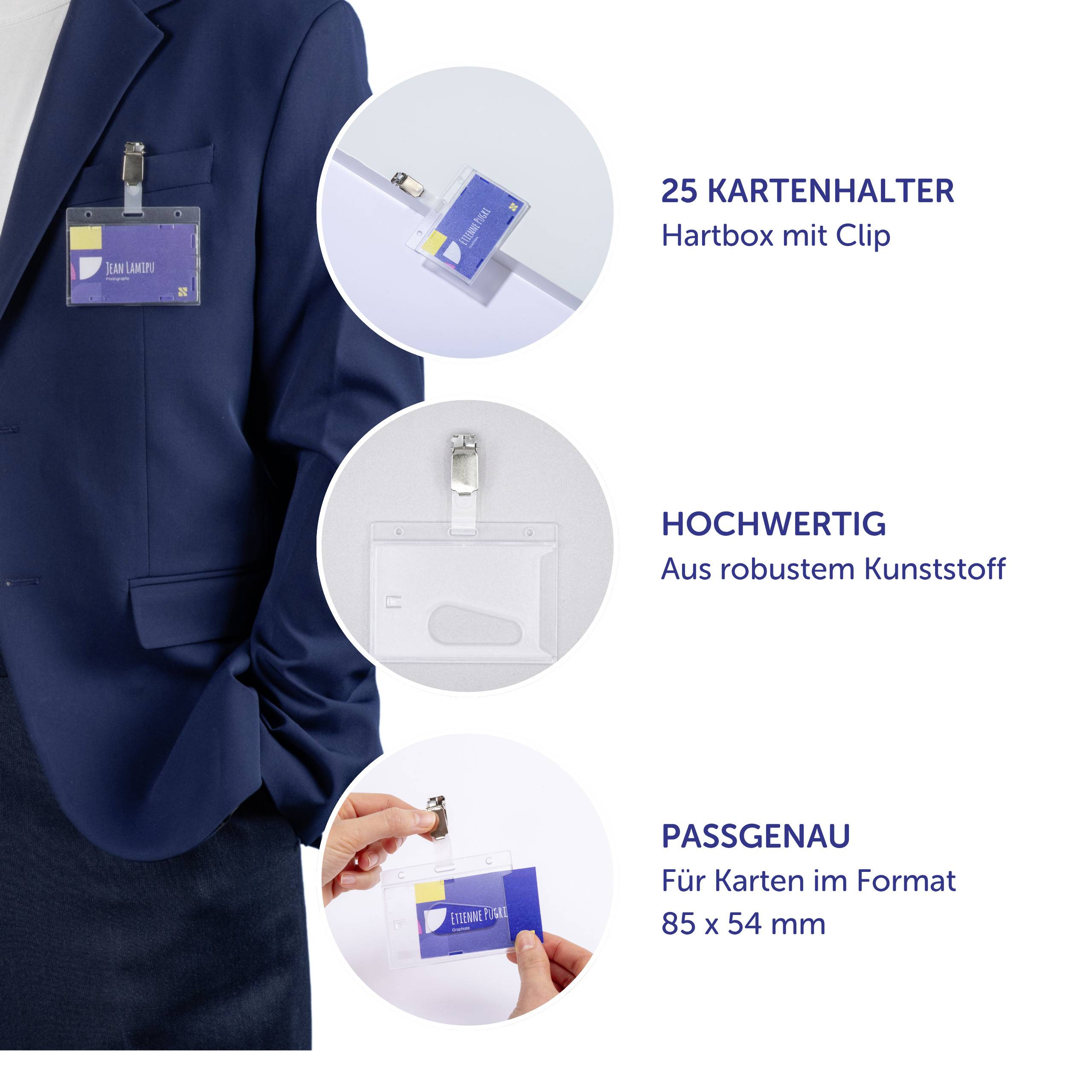 Avery-Zweckform 4826 Ausweistasche (B x H) 85mm x 54mm 25St.