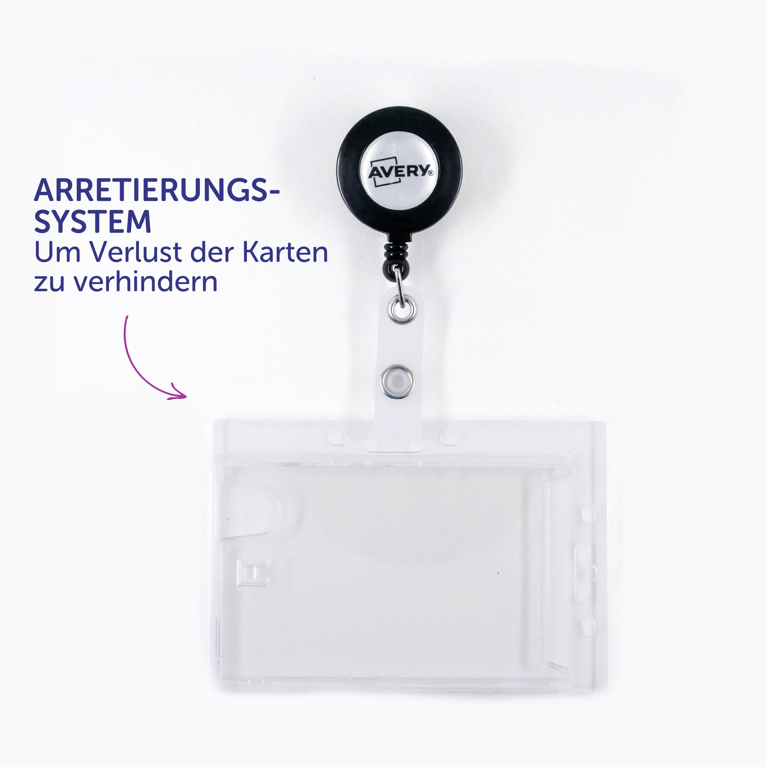 Avery-Zweckform 4827 Ausweistasche (B x H) 90mm x 54mm 10St.